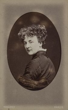 Portrait of Jane Dieulafoy (1851-1916), c. 1890. Creator: Ostroróg (Waléry), Stanislaw Julian Ignacy (1863-1929)