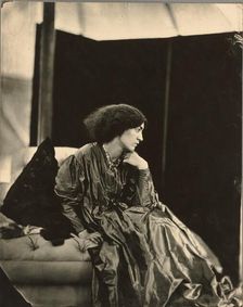 Portrait of Jane Morris (Mrs. William Morris), negative July 1865; print after 1900. Creator: John Robert Parsons