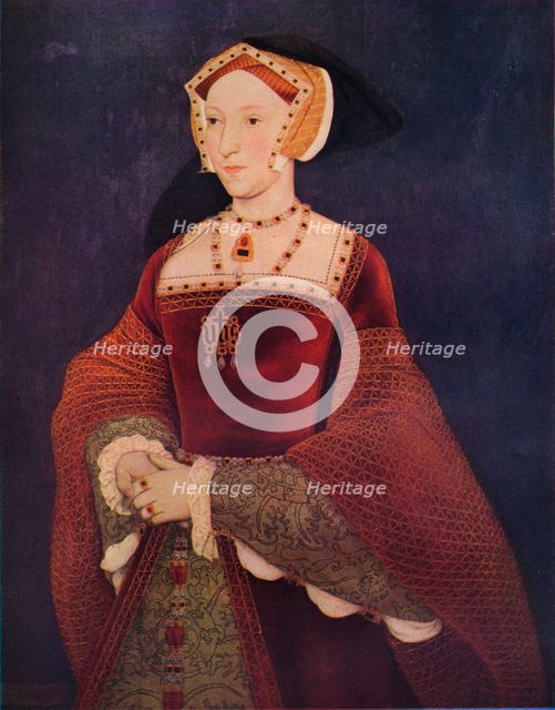 'Portrait of Jane Seymour by Holbein', 1536, (1936). Creator: Hans Holbein the Younger.