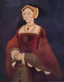 Portrait of Jane Seymour by Holbein 1536, (1936). Creator: Hans Holbein the Younger