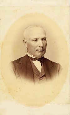 Portrait of Janis Cimze (1814-1881), 1860. Creator: Anonymous