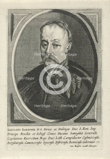 Portrait of Janusz Radziwill (1612-1655), c. 1650. Artist: Meyssens, Joannes (1612-1670)