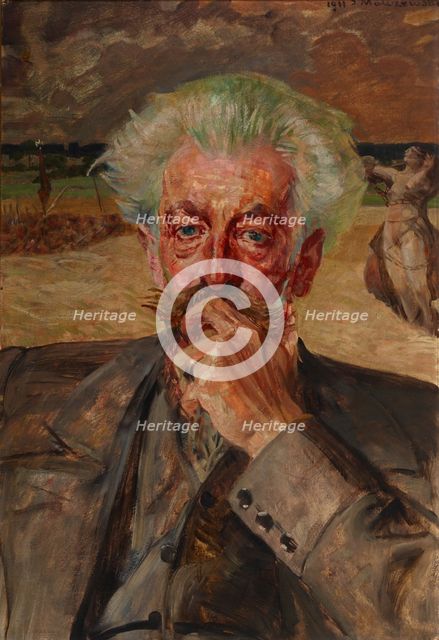Portrait of Jaroslaw Odrowaz-Pieniazek, 1911. Creator: Jacek Malczewski.
