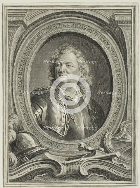 Portrait of Jean-Victor, Baron de Besenval, n.d. Creator: Claude Drevet.