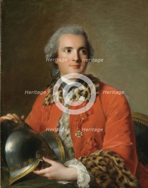 Portrait of Jean-Victor de Rochechouart de Mortemart (1712-1771), 1756. Artist: Nattier, Jean-Marc (1685-1766)