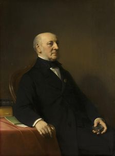 Portrait of Jean Zacharia Mazel (1792-1884). Creator: Bastian de Poorter