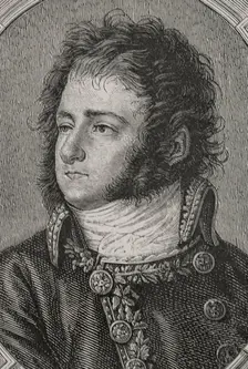 Portrait of Jean-Antoine Marbot (1754-1800), French general and politician, 1879. Creator: Pannemaker