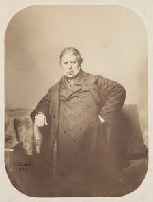 Portrait of Jean Auguste Dominique Ingres, 1857. Creator: Camille Dolard