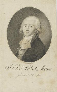 Portrait of Jean-Baptiste Van Mons (1765-1842) , 1800. Creator: Bollinger, Friedrich Wilhelm (1777-1825)