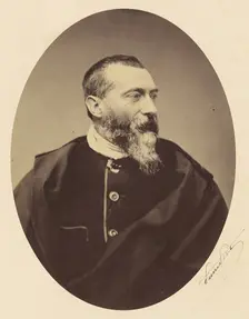 Portrait of Jean-Baptiste Alphonse Karr, 1857-1865. Creator: Pierre Petit
