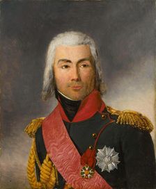Portrait of Jean-Baptiste Bessières (1768-1813), Marshal of France, c1806. Creator: Riesener, Henri-Françoiss (1767-1828)