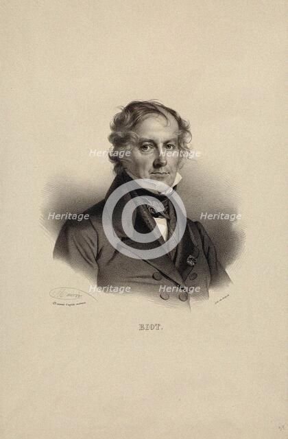 Portrait of Jean Baptiste Biot (1774-1862). Creator: Maurin, Nicolas-Eustache (1799-1850).
