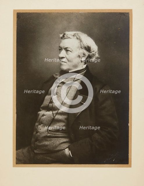 Portrait of Jean-Baptiste Camille Corot (1796-1875) , ca 1860. Creator: Nadar, Gaspard-Félix (1820-1910).