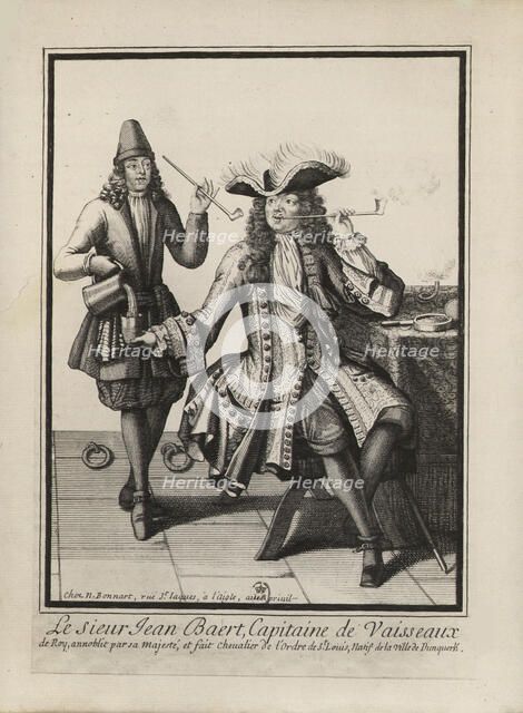 Portrait of Jean Bart (1650-1702). Creator: Anonymous.