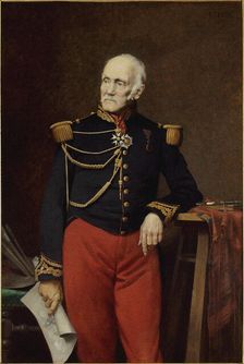 Portrait of Jean-Charles Langlois (1789-1870), 1876. Creator: Krug, Édouard (1829-1901)