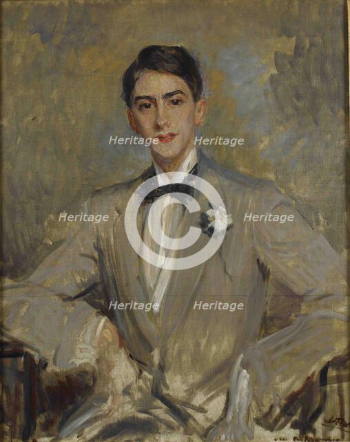 Portrait of Jean Cocteau (1889-1963), 1912. Creator: Blanche, Jacques-Émile (1861-1942).
