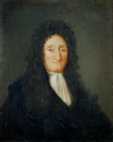 Portrait of Jean de La Fontaine (1621-1695), 1700. Creator: Anonymous