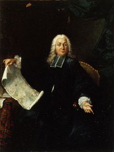 Portrait of Jean de Lagrive (1689-1757), c. 1740. Creator: Anonymous