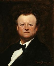 Portrait of Jean-François Berthelier (1830-1888), 1877. Creator: Carolus-Duran, Charles Émile Auguste (1837-1917)