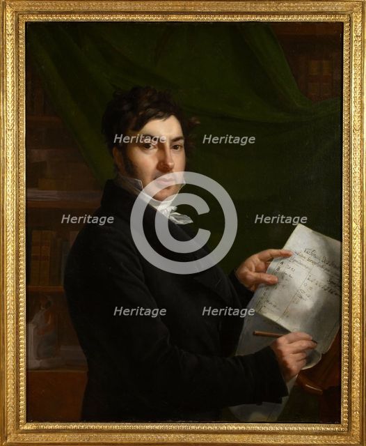 Portrait of Jean-François Champollion (1790-1832), 1823. Creator: Rumilly, Victorine Angélique Amélie (1789-1849).