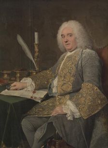 Portrait of Jean-Gabriel du Theil at the Signing of the Treaty of Vienna, 1738-1740. Creator: Jacques André Joseph Aved (French, 1702-1766)