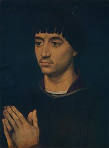 Portrait of Jean Gros c1460. Artist: Rogier Van der Weyden