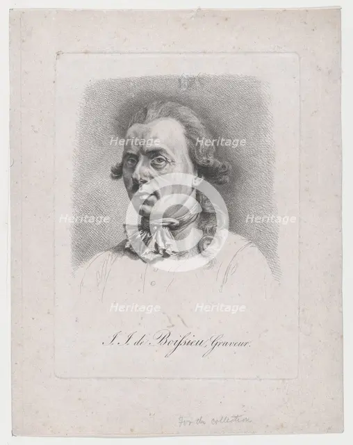 Portrait of Jean-Jacques de Boissieu, early 19th century., early 19th century. Creator: Anon.