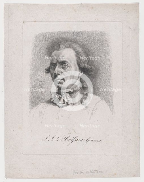 Portrait of Jean-Jacques de Boissieu, early 19th century., early 19th century. Creator: Anon.