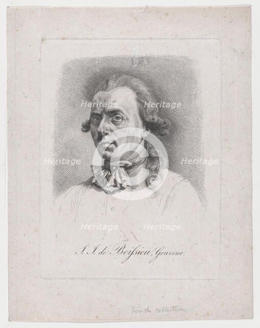 Portrait of Jean-Jacques de Boissieu, early 19th century., early 19th century. Creator: Anon.