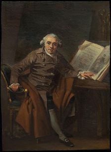 Portrait of Jean-Jacques Lagrenée (1739-1821), c. 1787. Creator: Gérard, Marguerite (1761-1837)
