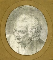 Portrait of Jean-Jacques Rousseau (1712-1778), 1775. Creator: Caresme, Jacques Philippe (1734-1796)