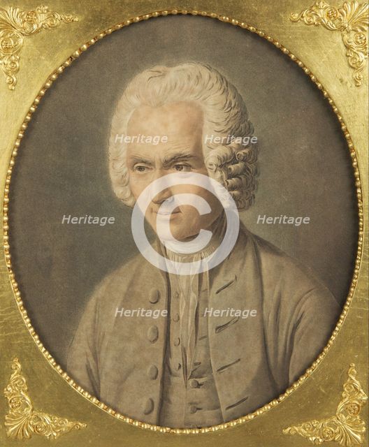 Portrait of Jean-Jacques Rousseau (1712-1778).