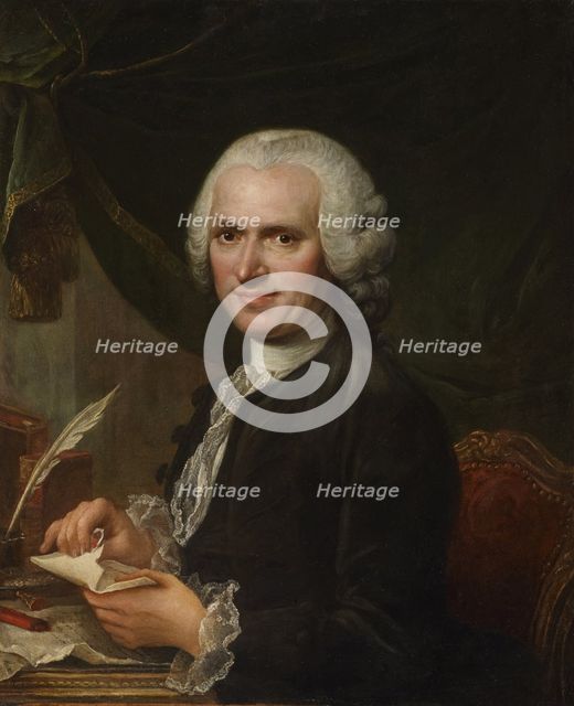 Portrait of Jean-Jacques Rousseau (1712-1778). Creator: Guérin, François (1751-1791).