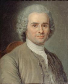 Portrait of Jean-Jacques Rousseau (1712-1778). Creator: La Tour, Maurice Quentin de (1704-1788)
