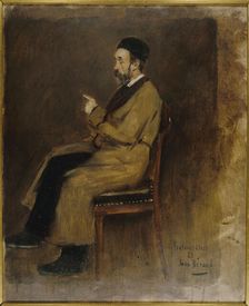 Portrait of Jean-Jacques Weiss (1827-1891), editor of "Journal des Debats", 1889. Creator: Jean Beraud