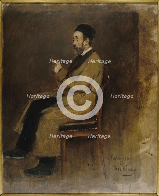 Portrait of Jean-Jacques Weiss (1827-1891), editor of "Journal des Debats", 1889. Creator: Jean Beraud.