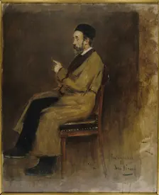 Portrait of Jean-Jacques Weiss (1827-1891), editor of "Journal des Debats", 1889. Creator: Jean Beraud