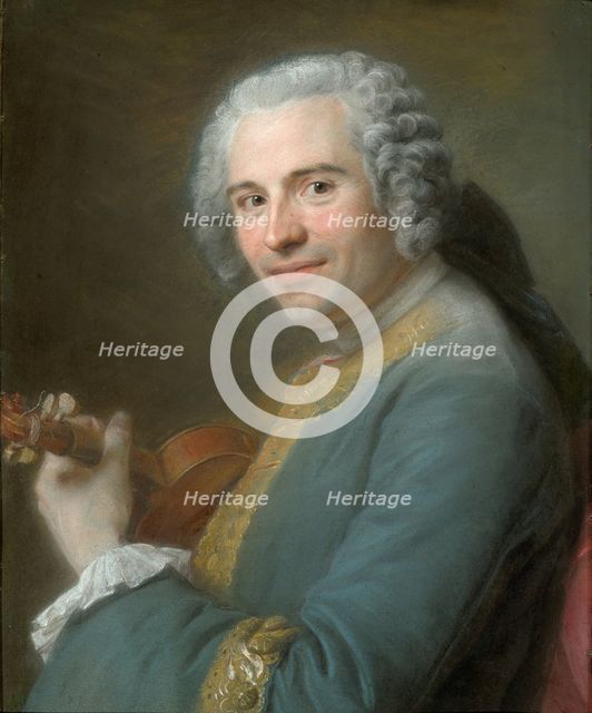 Portrait of Jean-Joseph Cassanéa de Mondonville, 1746/47. Creator: Maurice-Quentin de La Tour.