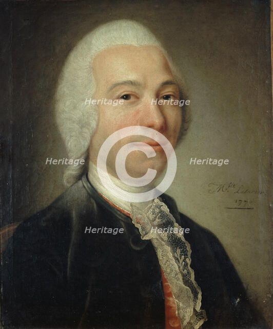 Portrait of Jean le Rond D'Alembert (1717-1783), 1770. Creator: Anonymous.