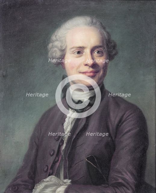 Portrait of Jean le Rond D'Alembert (1717-1783), 18th century.