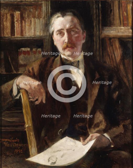 Portrait of Jean-Louis Vaudoyer (1883-1963), 1932. Creator: Besnard, Paul-Albert (1849-1934).