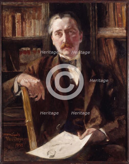 Portrait of Jean-Louis Vaudoyer (1883-1963), 1932. Creator: Paul Albert Besnard.
