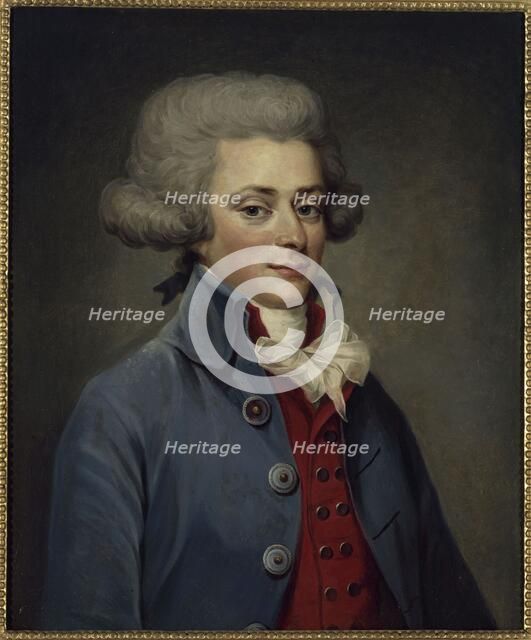 Portrait of Jean-Louis Bréart, auctioneer in Paris, between 1701 and 1800. Creator: Unknown.