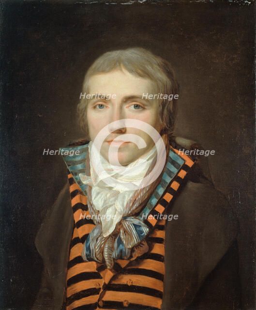 Portrait of Jean-Louis Laya (1761-1833), 1795. Creator: Landry, Louis (active 1791-1798).