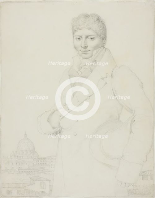 Portrait of Jean-Louis Robin, c. 1810. Creator: Jean-Auguste-Dominique Ingres.