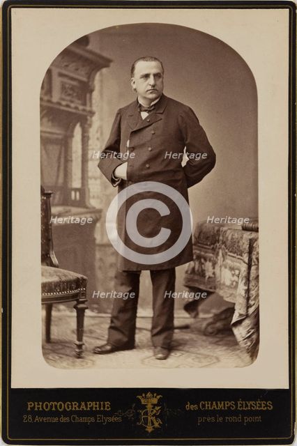 Portrait of Jean Martin Charcot (1825-1893), c. 1870. Creator: Anonymous.