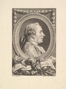 Portrait of Jean Monnet, 1765. Creator: Augustin de Saint-Aubin