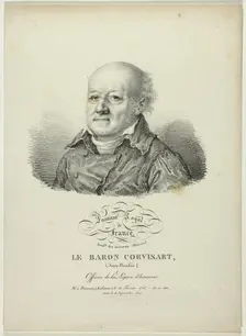 Portrait of Jean-Nicolas, Baron Corvisart, 1822. Creator: Julien Leopold Boilly