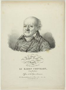 Portrait of Jean-Nicolas, Baron Corvisart, 1822. Creator: Julien Leopold Boilly