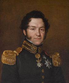 Portrait of Jean-Noé-Godefroy de Polier-Vernand (1782-1833) , 1823. Creator: Stirnbrand, Franz Seraph (ca 1788-1882)